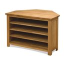 Contemporary Oak Corner TV Unit