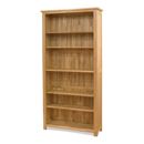 Contemporary Oak Large Bookcase