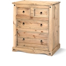 Corona Pine 2+2 Drawer Chest