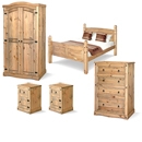 Corona Pine Bedroom Set