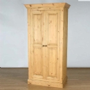 FurnitureToday Cotswold Pine Full Hanging Wardrobe