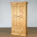 FurnitureToday Cotswold Pine Single Drawer Wardrobe