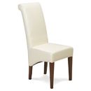 FurnitureToday Cuba Indian biege leather dining chair