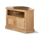 FurnitureToday Cuba Oak Corner TV Cabinet