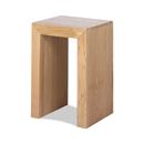 Cuba Oak Living Lamp Side Table