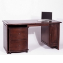 FurnitureToday Cube mahogany computer desk