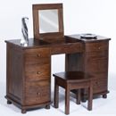 Cube mahogany dressing table set