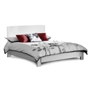 Dakota High Gloss White Bed