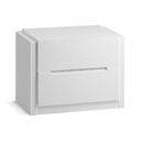 Dakota High Gloss White Bedside