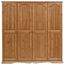 Devon Pine all hanging quad wardrobe