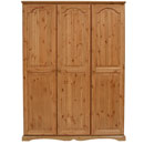 Devon Pine all hanging triple wardrobe