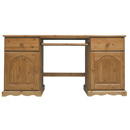 Devon Pine double computer desk