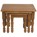 FurnitureToday Devon pine nest of tables