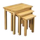 FurnitureToday Dijon French oak nest of tables