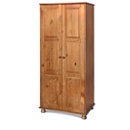 FurnitureToday Dovedale Pine 2 Door Wardrobe