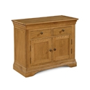 French Style Oak 3ft Sideboard