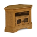 French Style Oak Corner TV Unit