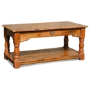 Granary Acacia Coffee Table with Shelf