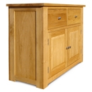 Hampton Oak 2 Drawer Sideboard