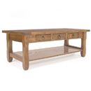 Hartford Rustic Oak Coffee Table