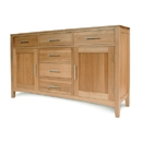 FurnitureToday Hereford Oak 3 bay sideboard base