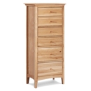 Hudson Oak 6 Drawer Chest