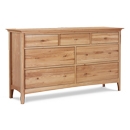 Hudson Oak 7 Drawer Chest