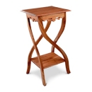 Island Solid Teak S-Curve Potstand 