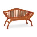 Island Solid Teak Yu-Yu 2 Seater Bench