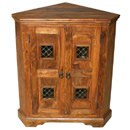 Jali Block corner cabinet