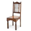 Jali capsule dark Indian high back Jali chair