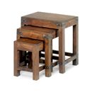 FurnitureToday Jali capsule dark Indian nest of tables