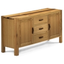 FurnitureToday Julian Bowen Cotswold Oak Large Sideboard