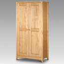 FurnitureToday Julian Bowen Kendal Pine 2 door wardrobe