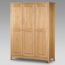 Julian Bowen Kendal Pine 3 door wardrobe