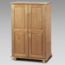 Julian Bowen Pickwick Pine short wardrobe