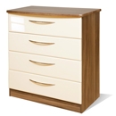 FurnitureToday Knightsbridge Cream 4 Drawer Chest