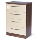 Knightsbridge Cream 4 Drawer Midi Chest