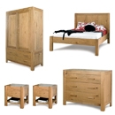 Lyon Oak 5FT Bedroom set