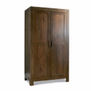 Lyon Walnut Double Wardrobe