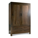 FurnitureToday Lyon Walnut Large Double Wardrobe