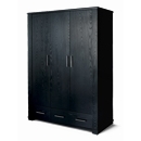 Metro Black Triple Wardrobe