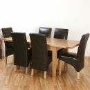 Metro Living Solid Oak 6 Dining chair 4ft4