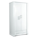 FurnitureToday Metro White 2 Door Double Wardrobe