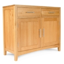 FurnitureToday Milano Oak 2 Door Sideboard Base