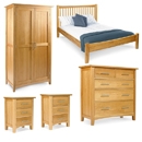 Milano Oak Bedroom Set