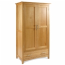 Milano Oak Gents Wardrobe