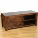 FurnitureToday Monte Carlo wide 2 drawer TV cabinet