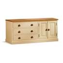 Mottisfont Painted Pine 2 Door 3 Drawer Unit