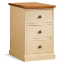 Mottisfont Painted Pine 3 Drawer Bedside